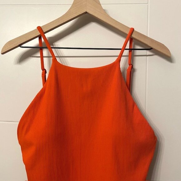 NWT Andie Asbury Rib One Piece Swimsuit Sire Orange Size XL - Picture 4 of 15